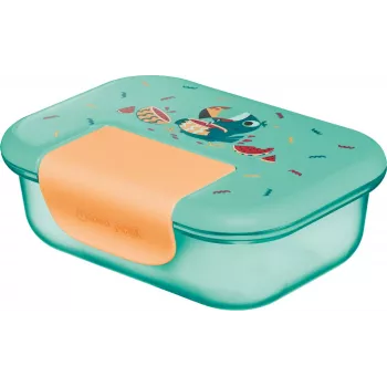Maped PICNIK Lunchbox TUKAN, Plastic, 0.9 L, Lid with Silicone Seal, Clip Closure - 1 Piece (874103)