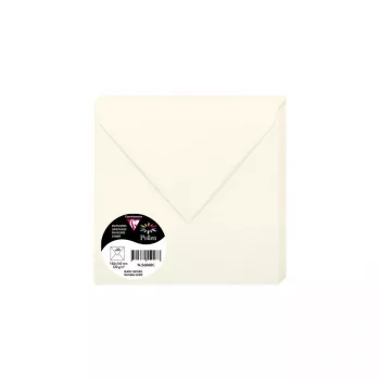 Clairefontaine Pollen kvadratna omotnica 165x165 mm prirodno bijela 120 g/m² pH-neutralna (1 kom) 56060C