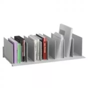 PAPERFLOW Bookend for Transverse Roller Shutter Cabinets, Steel, Black (EO4932.02)