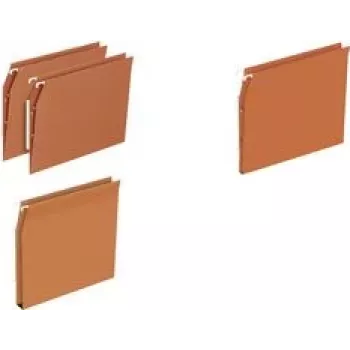 ELBA DEFI FLEX ovješena registratura, narančasta, kraft karton 230 g/m², 330 mm ovjesni centri, metalne šipke, A4 400126817