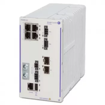 Alcatel-Lucent OmniSwitch 6465-P6 upravljani L3 preklopnik s 4x Gigabit PoE+ i 2x SFP, 150W High PoE, montaža na DIN tračnicu/zid