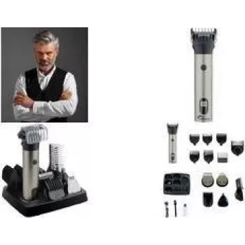 Little Balance 6-u-1 strojčić za šišanje Multi 6 Barber za bradu, kosu i tijelo, žični ili bežični, 1 komad (8789)