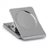 MAUL Paper Clamp with Magnet, 40 mm, Silver, Sturdy Steel with Strong Spring 2194096