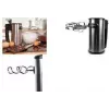 Little Balance ručni mikser Inox 400, 400 W, nehrđajući čelik, elegantni crni dizajn s oblogom od nehrđajućeg čelika (LB 8460)