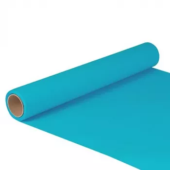 Papstar 82210 tirkizna stolna traka od papira u roli, 400 mm x 5 m, pravokutna