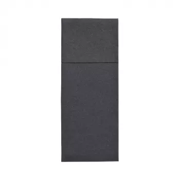 PAPSTAR Royal Collection salveta-vrećica za pribor za jelo, crna, premium tissue, 40 x 40 cm, 1 komad 37336