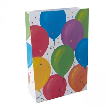 PAPSTAR party papirnate vrećice Balloon, 190 x 280 x 70 mm, blok dno, bočni nabor 70 mm, 1 komad (88377)