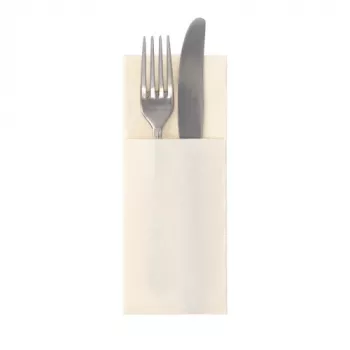 PAPSTAR Royal Collection salveta-vrećica, šampanjac, premium tissue poput tkanine, 3-slojna, 40 x 40 cm rasklopljena, 50 komada 37328