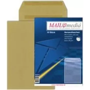 MAILMEDIA Elepa C4 dostavne vrećice, samoljepljive, 90 g/m², smeđe, 50 komada 30002518