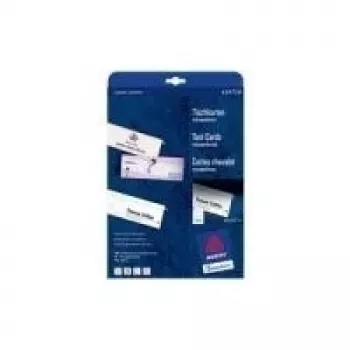 Avery stolne karte C32253-25, bijele, 40 x 110 mm, 100 karata (25 listova x 4)