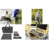 SIGEL BAB11 Desk Sharing torba Classic L, tamnosiva, set od 5 dijelova