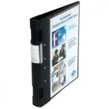 WEDO ERGOGRIP prezentacijska mapa A4, 38 mm, crna 58 15001