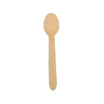 PAPSTAR pure drvena žlica, 157 mm, brezovo drvo, prirodno svijetla, 500 komada, biorazgradiva 86941