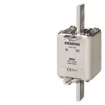 SIEMENS NH osigurač veličine 3, 200 A, 500 V AC/440 V DC, gG, prednji indikator, keramičko tijelo, posrebreni bakreni kontakti 3NA3340
