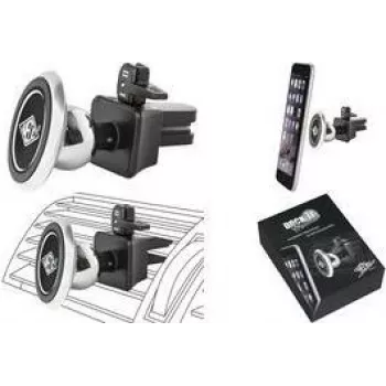 WEDO Dock-it Premium Mini magnetski držač za ventilaciju automobila za pametne telefone, crno/srebrno 60 15054