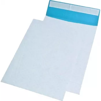 MAILmedia B4 samoljepljiva omotnica za slanje ojačana tkaninom, bijelo-plava, 250 x 353 mm 391080