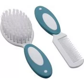Olympia H+H set četkice i češlja za bebe BS 868 - prirodne dlake, ekstra mekana, bijela 98374
