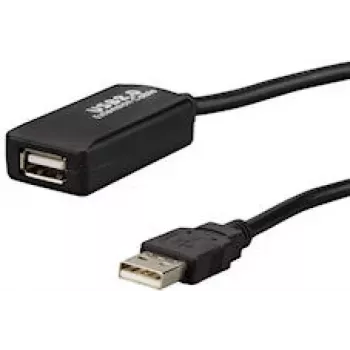 E+P CC 508/10 USB 2.0 produžni kabel, 10 m, crni 924560