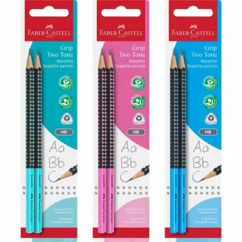 Faber-Castell GRIP 2001 TWO TONE mehanička olovka, 2,0 mm, Soft-Grip-Zone, blister kartica 517093