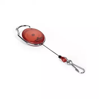 DURABLE Jojo STYLE držač iskaznice s oprugom 832703, crveni
