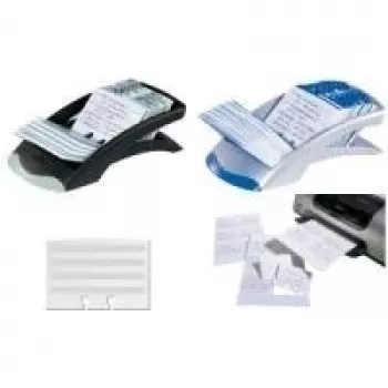 DURABLE TELINDEX DESK VEGAS rotirajući kartotek, 500 kartica, 100x72 mm, crni 241223