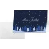SIGEL DS635 božićna čestitka Snowflake Serenity A6 vodoravno (A5) za inkjet/laser/kopir, bijeli karton 250 g/m², 1 komad