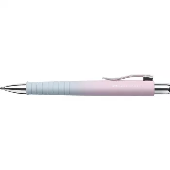 Faber-Castell Poly Ball Urban kemijska olovka, Blushing Sky, plava tinta, 0,6 mm XB, protuklizna drška 241131