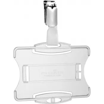 DURABLE držač ID kartice s okretnim kopčom, proziran, za 1 karticu, pakiranje od 25 811819