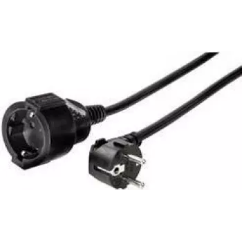 e+p SV 32 produžni kabel 3m crni Schuko 1 utičnica 16A