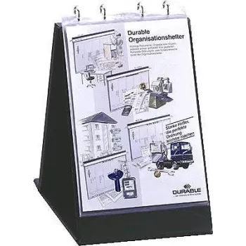 DURABLE flipchart navlake A3 vodoravno, pakiranje od 10, prozirne protuodbljesne 857719