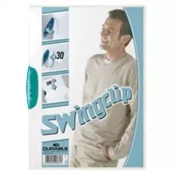 DURABLE SWINGCLIP 30 A4 mapa s kopčom prozirna (pakiranje od 25) 226014