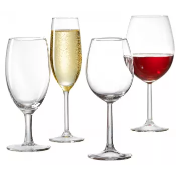 Ritzenhoff & Breker VIO White Wine Glass, 320 ml, Dishwasher Safe, Bulbous Shape, Height 200 mm, Set of 6 (812169)