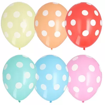 PAPSTAR Dots lateks baloni u raznim bojama, 29 cm, 100 komada 84525