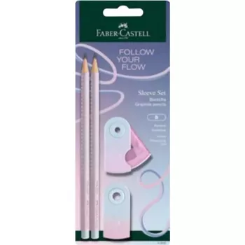 Faber-Castell GRIP Flow Edition set za pisanje, Blushing Sky, 2 olovke (B) 117007