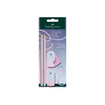 Faber-Castell GRIP Flow Edition set za pisanje, Blushing Sky, 2 olovke (B) 117007