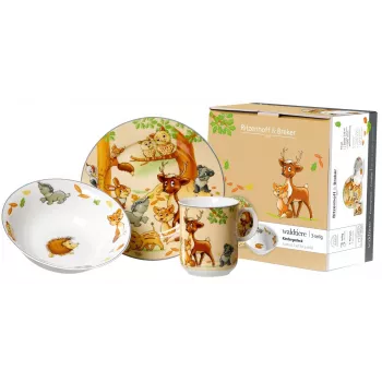 Ritzenhoff & Breker dječji set posuđa Forest Animals, 3-dijelni (422412)