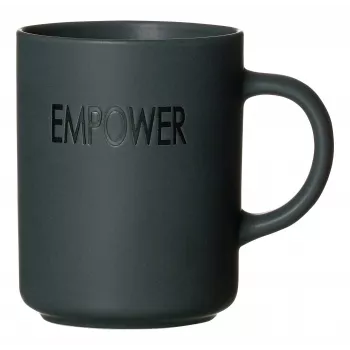 Ritzenhoff & Breker EMPOWER sive porculanske šalice za kavu, 390 ml, set od 4 425758