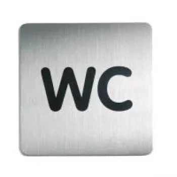 DURABLE PICTO WC piktogram znak 150x150 mm samoljepljivi akril 495723