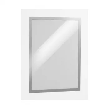 DURABLE DURAFRAME A3 samoljepljivi informativni okvir, srebrni, pakiranje od 2 487323