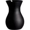 Ritzenhoff & Breker ANNALENA vaza za cvijeće od mat crnog stakla, konusna, 180 mm 816693