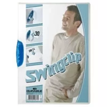 DURABLE SWINGCLIP® 30 A4 prozirna mapa s kopčom - paket od 25 (226006)