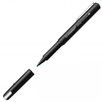 STABILO Fineliner dr!ver, medium, zelena, tinta na bazi vode koja se ne razmazuje i bez mirisa, 1 komad (1089/36)