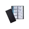 DURABLE VISIFIX® 192 album za posjetnice, kožni izgled, crni, 192 kartice 240201