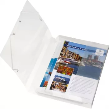 HERLITZ kutija za dokumente DIN A4, polipropilen, prozirna, 40 mm hrbat, 250 x 40 x 330 mm 1948678