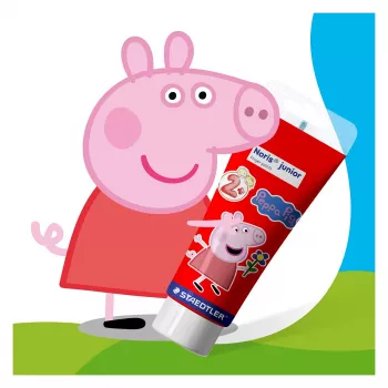 STAEDTLER Noris junior Peppa Pig prstne boje, 4 x 150 ml, od 2 godine 8814 L1
