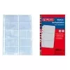 HERLITZ navlake za posjetnice, DIN A4, 10 džepova po navlaci, prozirne, 10 kom 5894209
