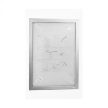 DURABLE DURAFRAME WALLPAPER A4 samoljepljivi info okvir, srebrni, 484323