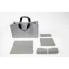 SIGEL BAB01 Desk Sharing Bag Basic L, svijetlosiva, paket od 5