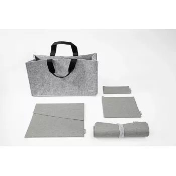 SIGEL BAB01 Desk Sharing Bag Basic L, svijetlosiva, paket od 5