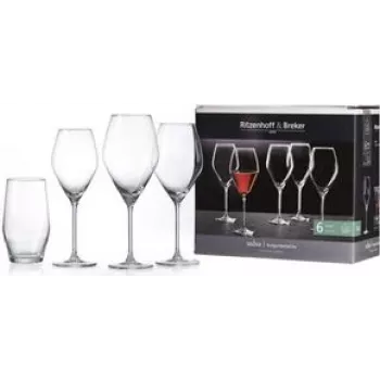 Ritzenhoff & Breker SALSA Red Wine Glass 470 ml, Clear, Dishwasher Safe, Height 250 mm, 1 Piece 315806